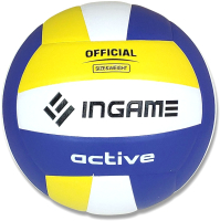 Мяч волейбольный Ingame Active (синий/желтый/белый) - 