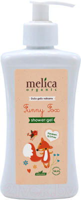 Гель для душа детский Melica Organic Забавная лисичка (300мл)