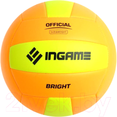 Мяч волейбольный Ingame Bright (оранжевый/желтый)
