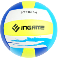 Мяч волейбольный Ingame Storm (белый/желтый/синий) - 