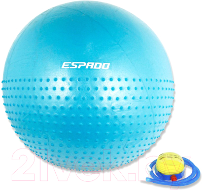 Фитбол массажный Espado ES3224 (65см, голубой)
