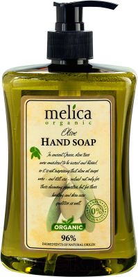Мыло жидкое Melica Organic С экстрактом оливы для рук (500мл)