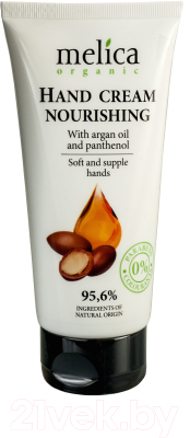 

Крем для рук Melica Organic, С аргановым маслом и пантенолом
