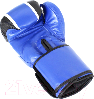 Боксерские перчатки BoyBo Elite (12oz, синий)