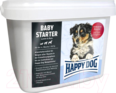 

Корм для собак Happy Dog, Baby Starter ягненок рис / 60747