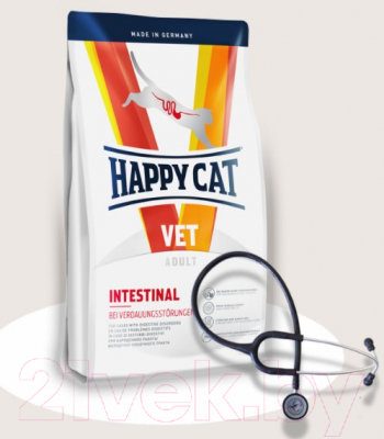 Сухой корм для кошек Happy Cat Vet Diet Intestinal Adult (1кг)