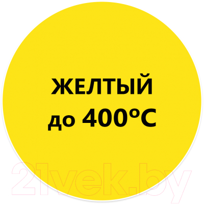 Эмаль Elcon Термостойкая до 400C (800г, желтый)