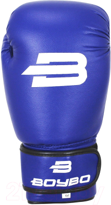 Боксерские перчатки BoyBo Basic (14oz, синий)
