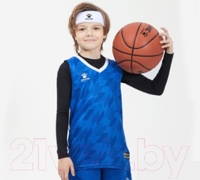 Баскетбольная форма Kelme Basketball Set Kids / 3593052-400 (р.140, синий)