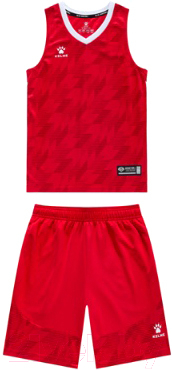 Баскетбольная форма Kelme Basketball Set Kids / 3593052-600 (150, красный)