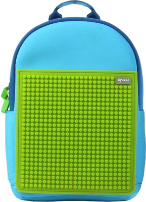 Школьный рюкзак Upixel Rainbow Island / WY-A027/80864 (голубой/зеленый)