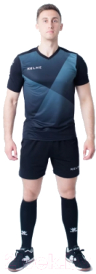 Футбольная форма Kelme S/S Football Set / 3981509-055 (3XL, черный)