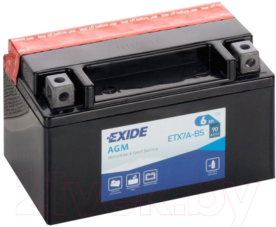 Мотоаккумулятор Exide ETX7A-BS (6 А/ч)