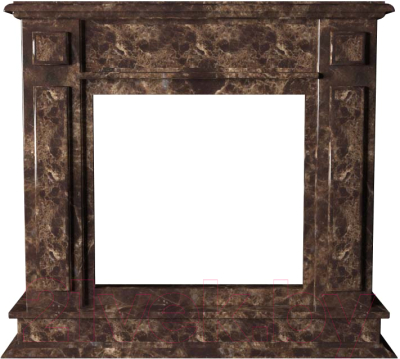 Портал для камина Glivi София 114x33x102 Emperador Dark (темно-коричневый)