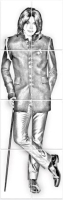 Панно М-Квадрат Майкл Джексон (1600x500, белая) - 