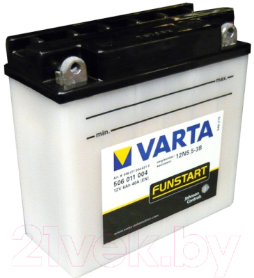 Мотоаккумулятор Varta 12N5.5-3B / 506011004 (6 А/ч)