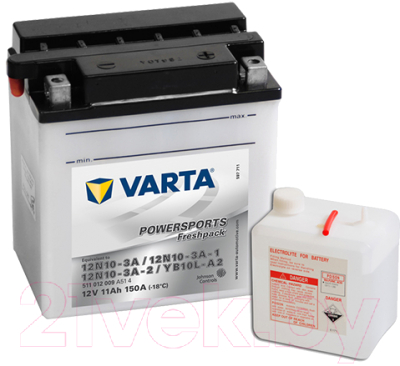Мотоаккумулятор Varta Powersports Freshpack 511012009 (11 А/ч)