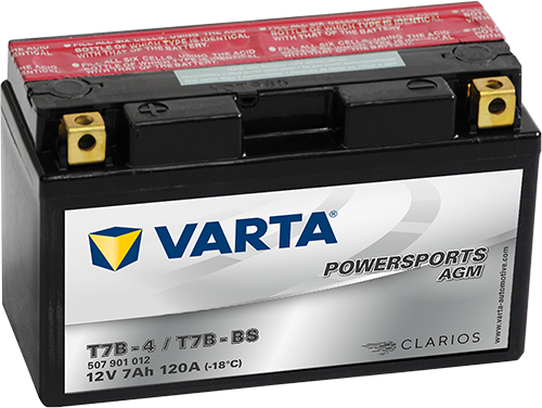 Мотоаккумулятор Varta YT7B-4 YT7B-BS / 507901012 (7 А/ч)