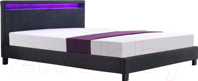 Двуспальная кровать Halmar Arda 160x200 (темно-серый)