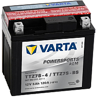 Мотоаккумулятор Varta Powersports AGM 507902011 (5 А/ч) - 