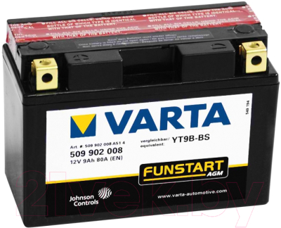 Мотоаккумулятор Varta YT9B-4 YT9B-BS / 509902008 (8 А/ч)