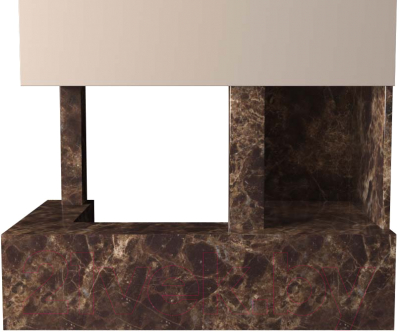Портал для камина Glivi Сарагоса 152.5x80.5x95 Emperador Dark (темно-коричневый)