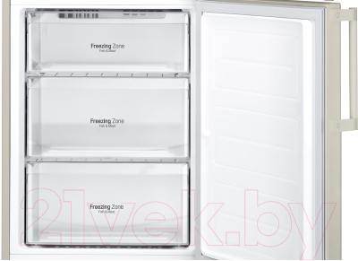 Холодильник с морозильником LG GA-B499YYUZ