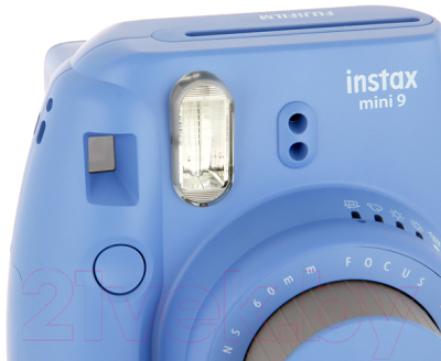 Фотоаппарат с мгновенной печатью Fujifilm Instax Mini 9 с набором болельщика ЧМ-2018 (синий)