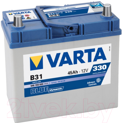 Автомобильный аккумулятор Varta Blue Dynamic B31 / 545155033 (45 А/ч)