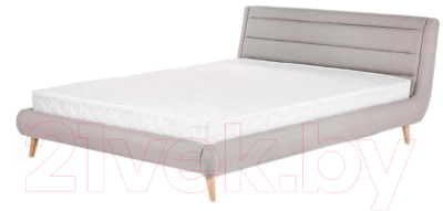 Полуторная кровать Halmar Elanda 140x200 (светло-серый)