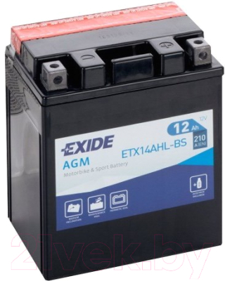 Мотоаккумулятор Exide ETX14AHL-BS (12 А/ч)