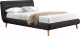 Полуторная кровать Halmar Elanda 140x200 (темно-серый) - 
