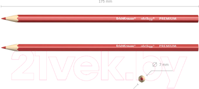 Набор цветных карандашей Erich Krause Premium / 32483 (24цв)