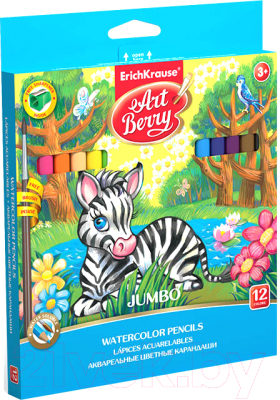 

Набор акварельных карандашей Erich Krause, Ассорти, ArtBerry Jumbo / 32477