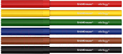Фломастеры Erich Krause ArtBerry Super Washable / 33049 (6цв)