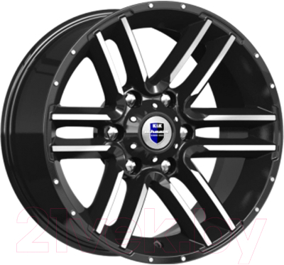 

Литой диск K&K, Алгама 17x8" 6x139.7мм DIA 106.1мм ET -10мм Алмаз черный
