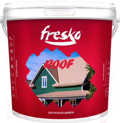 Краска Fresko Roof (5кг, красно-коричневый)