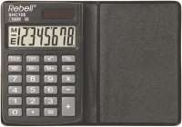 Калькулятор Rebell RE-SHC108 BX (8р, черный) - 