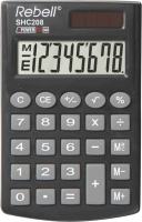 Калькулятор Rebell RE-SHC208 BX (8р, черный) - 