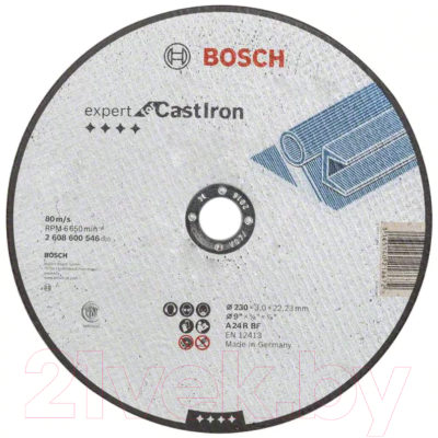 

Отрезной диск Bosch, 2.608.600.546