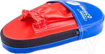 Боксерские лапы RuscoSport 34x20x20 (2шт, красный/синий)