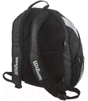 Рюкзак спортивный Wilson Super Tour Backpack Bold / WR8005901001 (черный/серый)