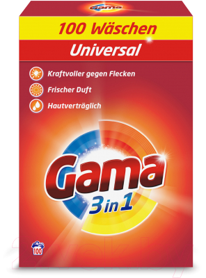 Стиральный порошок GAMA Универсальный в коробке (6.5кг)