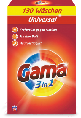Стиральный порошок GAMA Универсальный в коробке (8.45кг)