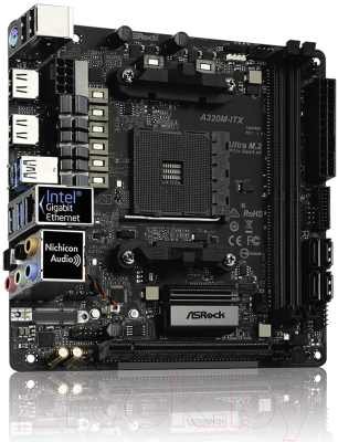 Материнская плата AsRock A320M-ITX