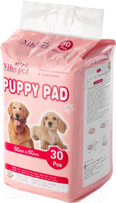 

Одноразовая пеленка для животных Niho Pet, угольные 60x60