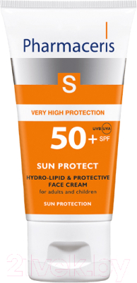 Крем солнцезащитный Pharmaceris S гидролипидный защитный SPF50+ (50мл)