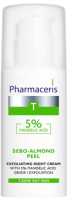 Крем для лица Pharmaceris T Sebo- Almond Peel ночной с 5% миндальной кислотой (50мл) - 