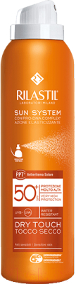 Спрей солнцезащитный Rilastil Sun System PPT Dry Touch ультра легкий для тела SPF50+ (200мл)