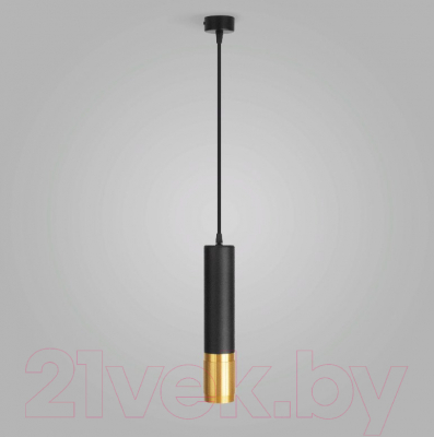 Потолочный светильник Elektrostandard DLN108 GU10 (черный/золотистый)